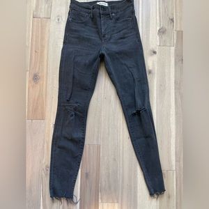 Madewell high rise skinny jeans